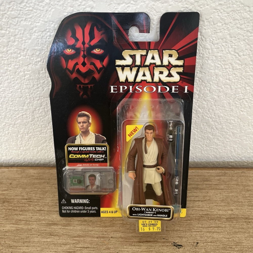 Star Wars Episode 1 The Phantom Menace Obi-Wan Kenobi Action Figure Hasbro 1998